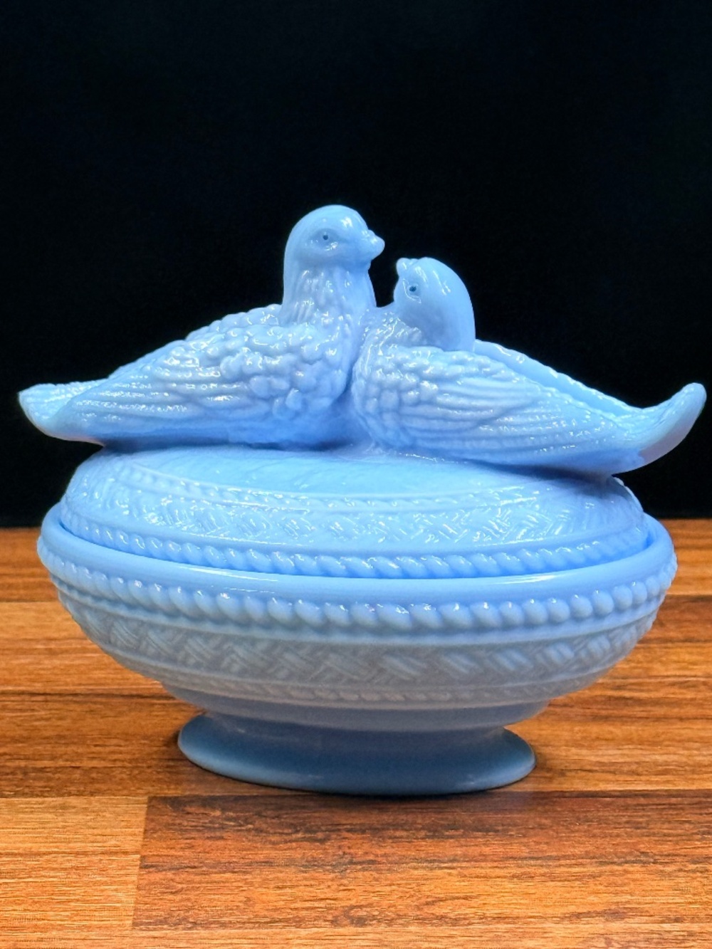 WESTMORELAND GLASS Love Birds Dish Decor